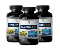 Immune System Vitamins - Dandelion Root 520 MG - Pure and Potent Ingredients - Dandelion Root Blend - 3 Bottles 540 Capsules