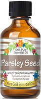 Pure Gold Parsley Seed Essential Oil, 100% Natural & Undiluted, 60ml