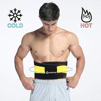 Back Pain Cold Ice Pack - Reusable Hot Cold Brace for Lower Lumbar, Waist, Abdomen, Hip Back - Pain Relief for Sciatica, Coccyx, Scoliosis Herniated Disc, Injuries - Back Support Belt for Men Women
