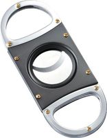 Visol VCUT58 Lantau Gunmetal and Chrome Cigar Cutter
