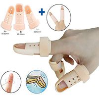 Finger Splints,3-Size Pack Mallet Finger Brace,Plastic Mallet Dip Finger Support, Trigger Finger, Finger Support Brace, Finger Immobilizer Joint Protection Injury