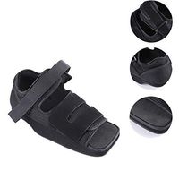YXMxxm Post-op Shoe for Broken Toe/Foot Fracture - Square Toe Orthopedic Support Shoe for Man and Woman w/Adjustable Straps,M