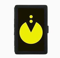 Pac Man Classic 80's Video Game Black Cigarette Case Holder Wallet RFID-blocking
