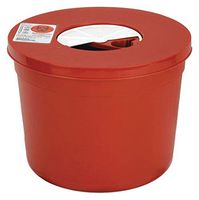Sharps Container, Red, Round, 5 Qt, PK5