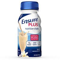 Ensure Plus Nutrition Shake with 13 grams of high-quality protein, Meal Replacement Shakes, Vanilla, 8 fl oz, 24 count