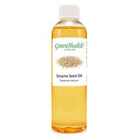 GreenHealth Sesame Seed Oil - 4 fl oz (118 ml) Plastic Bottle w/Cap - 100% Pure Carrier Oil