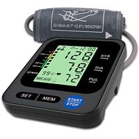 Upper Arm Blood Pressure Monitor, Clinically-Accurate BP Monitor, Automatic Digital Blood Pressure Monitor with Large Backlit Display Screen for Home Use