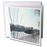 3dRose Riverboat - Greeting Cards, 6 x 6 inches, set of 6 (gc_12268_1)