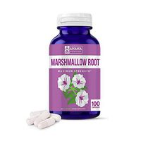 Marshmallow Root Capsules by Ahana Nutrition – Supports Weight Loss, Digestive Health, Supports Inflammation, Strengthens Hair and Supports Gut Health (480mg - 100 ct)
