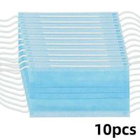 Luwsldirr 1/10/50Pcs Disposable Surgical Anti-Dust Earloop Protective Face Ma-skss