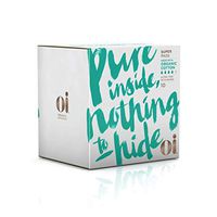 Oi 100% Organic Cotton Ultra Thin Pads with Wings for Maximum Absorption - Super 10 Count - Organic Natural Cotton Pads Provide Comfort and Protection for Leak-Free Periods, Wrapped Individually