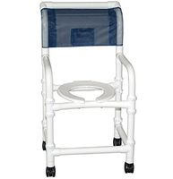 MJM International 118-3TW-KD Knocked Down Standard Shower chair44; 18 in.