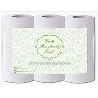 Decdeal Thicken 4-Layer Toilet Paper Roll Paper Towel Soft Skin-Friendly Tissue for Home Bathroom Kitchen Office Hotel