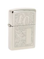 Zippo 28789 40th Anniversary Venetian Floral Design Windproof Pocket Lighter NEW