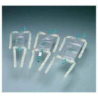 LEG BAG W/LATEX STRAP MED BARD Size: 19 OZ