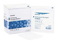 McKesson - Gauze Sponge McKesson Cotton 4-Ply 4 X 4 Inch Square Sterile - 2/Package - MCK
