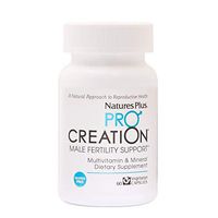 NaturesPlus Procreation Men - 60 Vegetarian Capsules - Natural Male Fertility Support, Multivitamin & Mineral Supplement with Amino Acids, Herbal Blend - Gluten-Free - 30 Servings