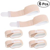 HEALLILY Bunion Corrector Sleeve Toe Corrector Bunion Relief Protector Toe Straightener for Hallux Valgus and Big Toe Joint 6 Pcs