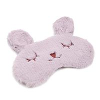 Funbase Funny Rabbit Women Sleep Eye Mask Contoured Travel Blindfold (No Icebag) (Purple)