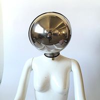 Mask Sexy Adult Costume,Stainless Steel Material, Party Bondage Cosplay Costume JMung