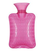 Safe PVC Thick Hot Water Bottle Keep Warm/Warm Hands Hot Therapies 1.0 Litre(Red)