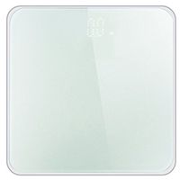High Precision Digital Bathroom Scale,Basde Bathroom Scales Digital Weight with Measure Accurate Weight and Round Corner Design,Oversized Digital Weight Scale Display (White)