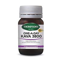 Australian-made 3.8 grams Kava extract per tablet w 60mg kavalactones. Natural anxiety or stress relief, sleep aid for insomnia, muscle  tension, Pain Relief. Thompsons high potency kava kava extract