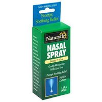 Naturade Nasal Spray, Saline & Aloe, 1.5-Ounce Spray Bottles (Pack of 3)