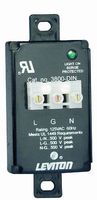 Leviton 3800-DIN 120 Volt AC, 2P, 3 Wire, Equipment Cabinet SPD Surge Protective Device, Wired-In Module