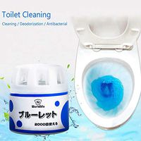 Sdoveb Automatic Toilet Bowl Cleaner - Toilet Odor Deodorizes Bleach Magic Flush Bottled Helper Blue Bubble Amazing with Natural Plant Scent Toilet Tank and Bathroom Cleaning System (Blue)