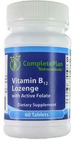 Sublingual Methylcobalamin Vitamin B12 and Active Methyl Folate - Most Bioavailable B12 in Natural Cherry - Chewable Lozenge (Methyl B12 and L-5-MTHF)