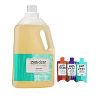 Zum Clean Laundry Soap - Sea Salt, 64 Fl Oz + Trial Size Sampler