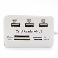Multi Micro USB Hub 2.0 OTG Combo USB Splitter SD TF Card Reader Extension Port Hubs WH Cable Adapter For Computer Smart Phone