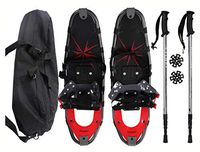 Snowshoe, All Terrain Sports Snowshoes w/Walking Poles & Free Carrying Bag