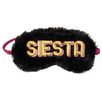 Sleep Mask Plush Sleeping Eye Cover for Women Girls - Perfect for Home and Travel - Siesta