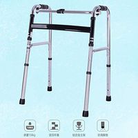 Folding Walker for Seniors - Adult Walker - Portable Medical Walker with Adjustable Height