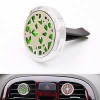 Car Vent Clip Mounter Air Freshener Aromatherapy Essential Oil Diffuser for Car with 5PCS Washable Felt Pads Gifts for Friend Girls Women (Star)