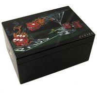 Flaming 7's Cigar Humidor by Artist Michael Godard