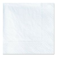 Hoffmaster 180300 Beverage Napkins, 2-Ply 9 1/2 x 9 1/2, White, Embossed, 4 packs of 250  (Case of 1000)