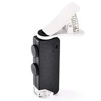 Loupe 100X Lighting Mobile Magnifier with LED Light HD Lens Microscope Photo Jewelry Identification Watch DIY Crafts Engraving and Repair Black Reading Magnifying Glass