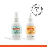 Active Skin Repair – The Natural & Non-Toxic Healing Ointment & Antiseptic Spray for Minor Cuts, Wounds, Scrapes, Rashes, Sunburns, and Other Skin Irritations (Bundle, Combo, 3 oz Each)