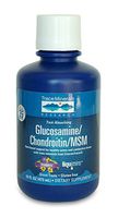 Trace Minerals Liquid Glucosamine/MSM, 16-Ounce