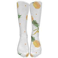 Pineapple Cartoon Colorful Cartoon Small Animal Knee Socks Women Golf Cosplay Knee-high Long Tube Compression Socks