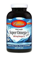 Carlson by Super Omega 3 Gems Fish Oil Concentrate --300 Soft Gels