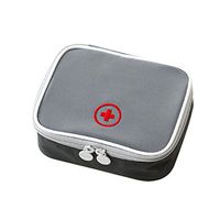 kebyy First Aid Medicine Storage Bag Emergency Medical Kit Survival Wrap Gear Hunt Travel Bag Gray