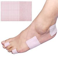 Sumifun Moleskin for Foot - Pack of 25 Adhesive Backing Blister Pads for Heel, Toe, Sore Foot Spots, Soft and Comfortable Fabric, Reduce Friction Pain
