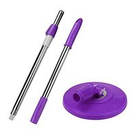 Lefthigh Rotate The Mop Lever Spin Mop Pole Handle Replacement For Floor Mop 360 No Foot Pedal Version Purple
