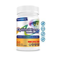 Nutricelebrity Lutein and Zeaxanthin Supplements - Eye Vitamins Lutemax 2020 Support Dry Eye and Night Vision 60 Caps (1 Per Day) Dietary Supplement