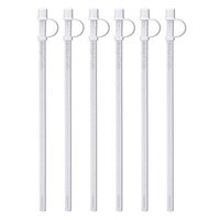 15" Flexible Straws for Jumbo Mugs (6)