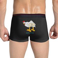 Chicken Butt Men's Boxer Briefs Comfortable Breathable Underwear Print M-3XL
